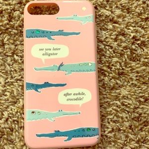 Kate Spade See You Later Alligator Pink Phonecase